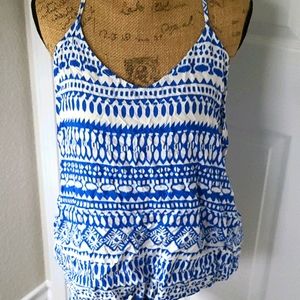 Old Navy Geometric Print Racerback Tank - Size L